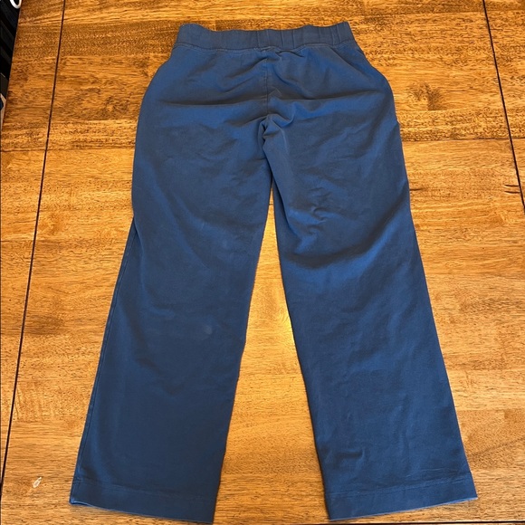 Lands' End Women’s Starfish Mid Rise Straight Leg Pants Evening Blue. Medium - Picture 9 of 11
